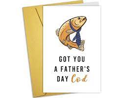 Nchigedy Funny Cod Fathers Day Card, Got You A Father's Day Card, Hilarious  Fish Pun Fathers Day Card, Fishing Fathers Day Card : Amazon.ca: Sports &  Outdoors