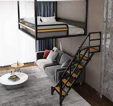steel legless ceiling mounted loft bed