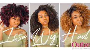 Once you have purchased curly wigs human hair at www.fariywigs.com, it is a good idea to take them to your stylist and have them shaped to best suit your face. Curly Natural Wig Haul For Black Women Beginner Wig Tutorial Outre Youtube
