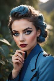 celebrities favorite blue eye makeup