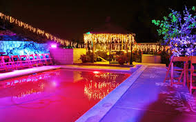 Backyard And Pool Lighting For Summer Events And Parties My Event Kings Event Lighting Experts
