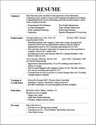 Samples Of Good Resumes Example Document And Resume
