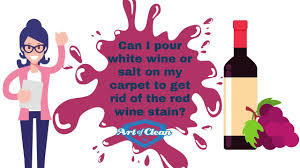 carpet to get rid of the red wine stain