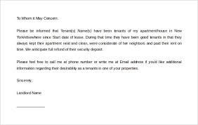 Landlord Letter Template Under Fontanacountryinn Com