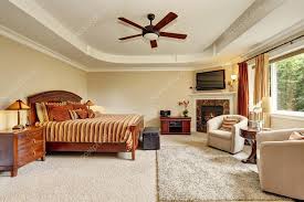 Master Bedroom Interior With Corner