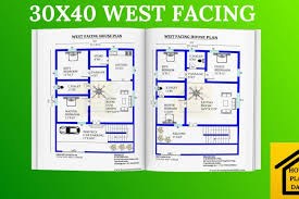 30x40 House Plan West Facing House