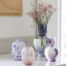 Bahne Retro Style Glass Vase With
