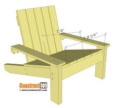Simple Adirondack Chair Plans Diy