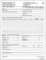 material safety data sheet page