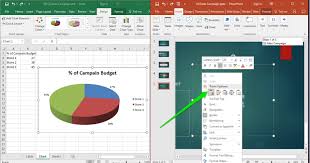 Excel Chart In Powerpoint Computer Applications For Managers