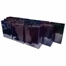 Black gift bags with handles. 12 Black Holographic Paper Gift Bags With Rope Handles And Hang Tag Shopping Bag Inches King Soopers
