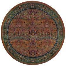peace clay 8 ft x 8 ft round area rug