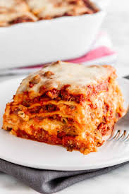 lasagna with cote cheese pinch and