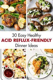acid reflux friendly dinner ideas