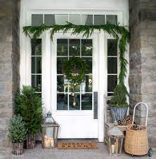 how to decorate a winter front porch