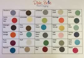 Dixie Belle Color Chart Dixie Belle Chalk Type Paint Colors