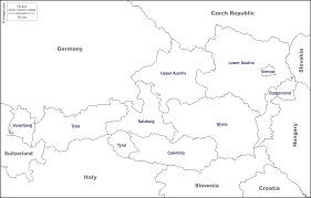 Austria is actually less spikey because it has more than 500 sides. Austria Free Map Free Blank Map Free Outline Map Free Base Map Boundaries States Names White