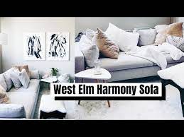 review of the west elm harmony sofa