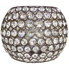 Portfolio Ladura 6 In H 8 625 In W Bronze Crystal Globe Pendant Light Shade In The Light Shades Department At Lowes Com