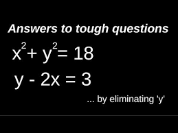 Quadratic Equation By Substitution