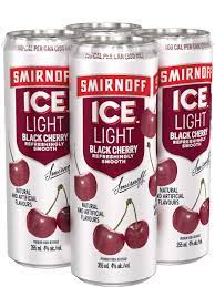 smirnoff ice light black cherry soda