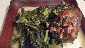 The turkey is stuffed with quartered apples and onions, salt, coarse ground pepper, butter, and carbonated cola. Smoked Turkey Necks And Collard Greens Youtube