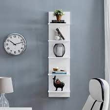 5 Tier Decorative Wall Shelf Ff5120wh