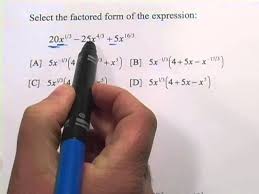 Factoring Expressions With Rational