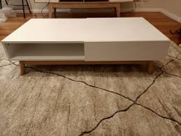 New White Coffee Table Unassembled