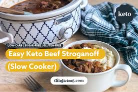 easy low carb keto beef stroganoff