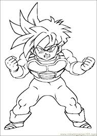 Free dragon ball z coloring page to print and color, for kids : Dragon Ball Z 17 Coloring Page Free Dragon Ball Z Coloring Pages Super Coloring Pages Cartoon Coloring Pages Dragon Ball Z