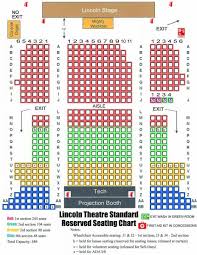 Seating Chart Lincoln Theatre