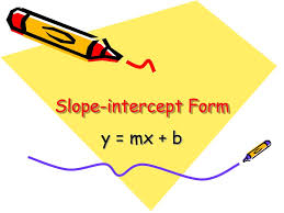 ppt slope intercept form powerpoint