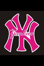Yankees Pink Vinyl Sticker Decal