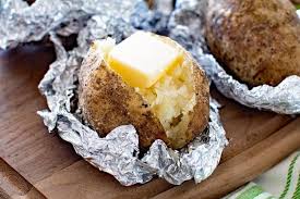 baked potato on the grill gimme some
