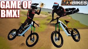 game of bmx bike in mxbikes with