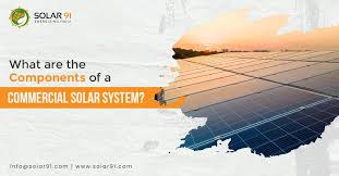 components of a commercial solar system