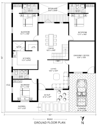 50 x 60 house plan 3000 sq ft house