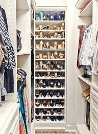 organized shoe storage