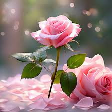 two pink roses background art