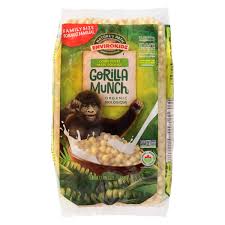 envirokidz corn puffs gorilla munch cereal