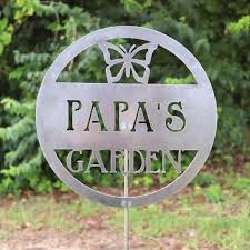 Personalized Metal Garden Stake Gifts