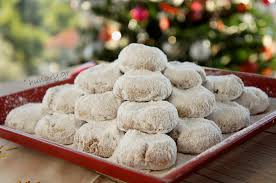 The night before christmas (for moms) a time comes in your life. Kitchen Stories Kourabiedes Greek Christmas Butter Cookies
