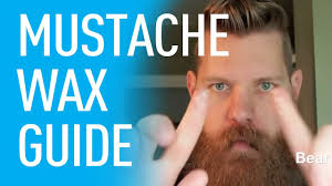 how to apply mustache wax natural