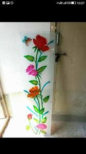 Frosted Glass Glass Painting Designs