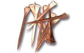 copper coated nails designed to improve