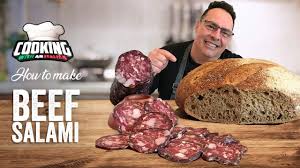 making authentic italian beef salami