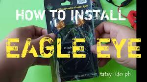 Angel eyes light to style your motorcycle whilst illuminating the road ahead for better visibility. How To Install Eagle Eye In Motorcycle Youtube