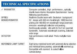 atomic absorption spectrophotometer