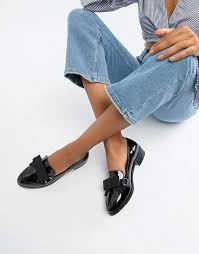 Widest selection of new season & sale only at lyst.com. Asos Design Montie Bow Flat Shoes Asos